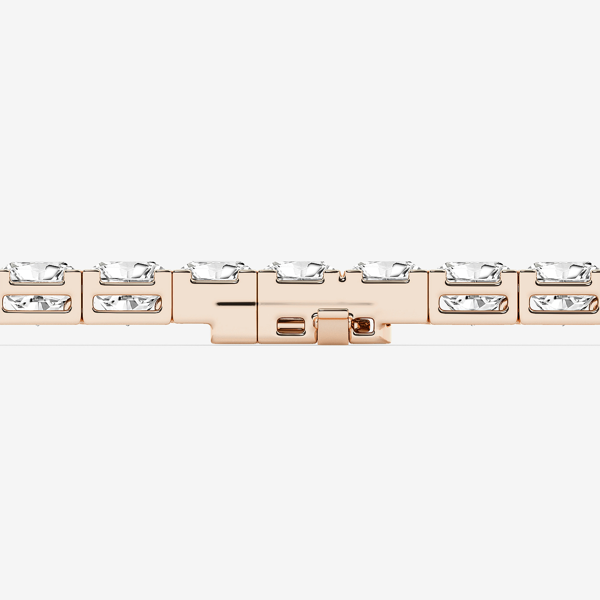 Additional Image 2 for  25 ctw Princess Lab Grown Diamond Tennis Bracelet - 6.5 Inches
